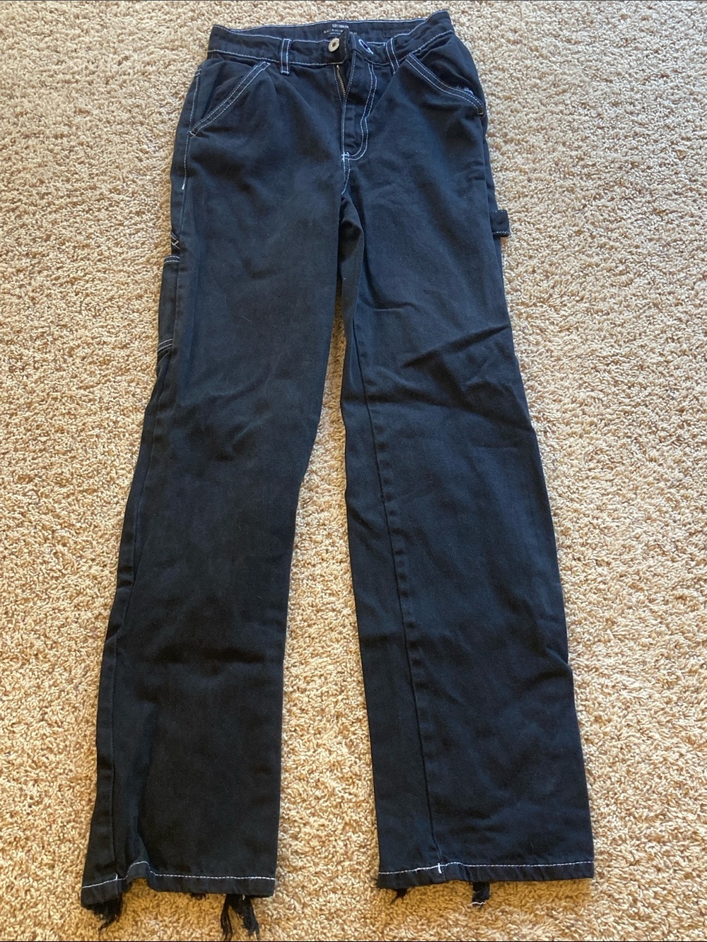 Cotton On Black Pants with Contrast Stitching